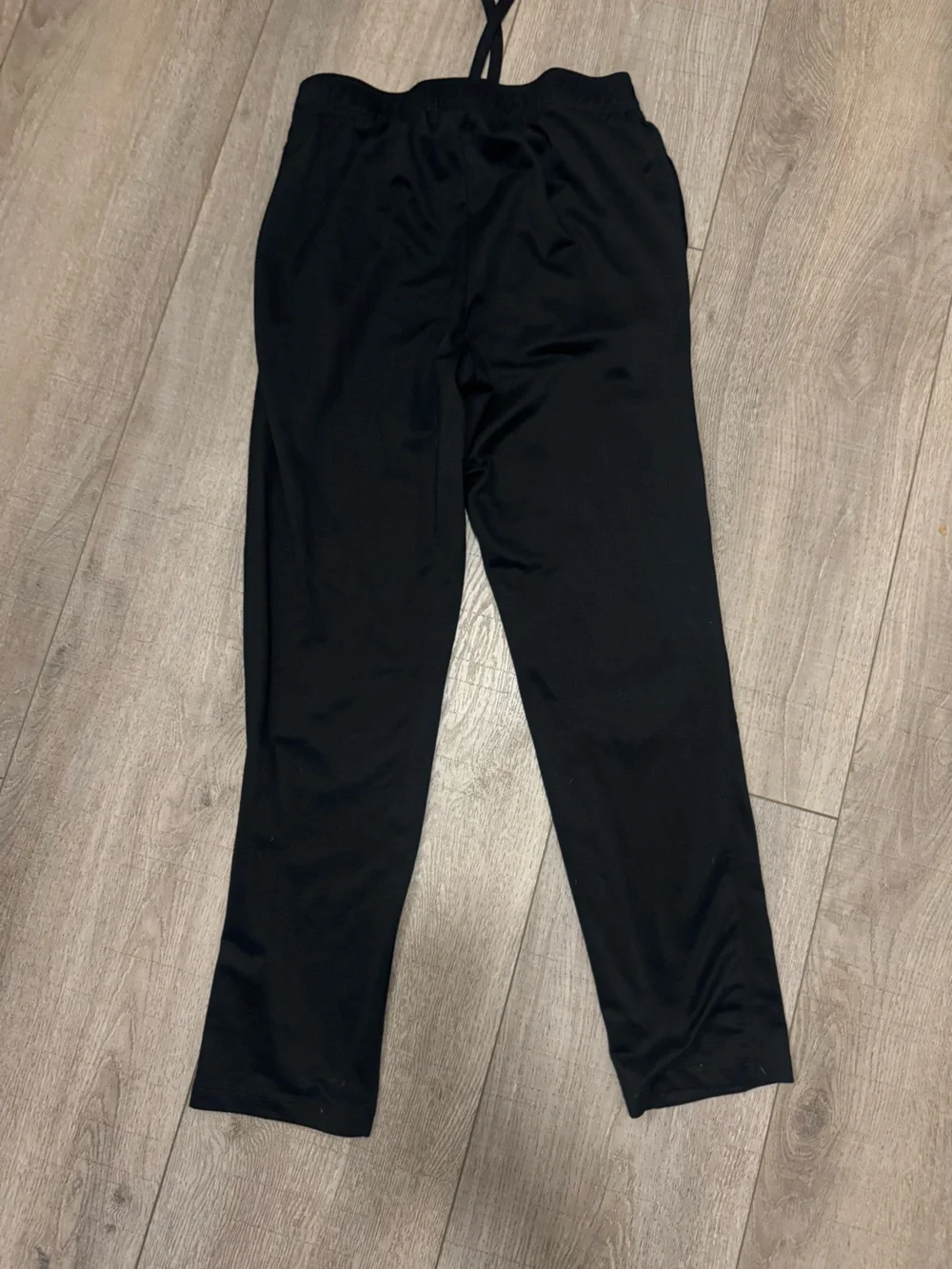 Nike Boys Black Jogger Pants with White Swoosh